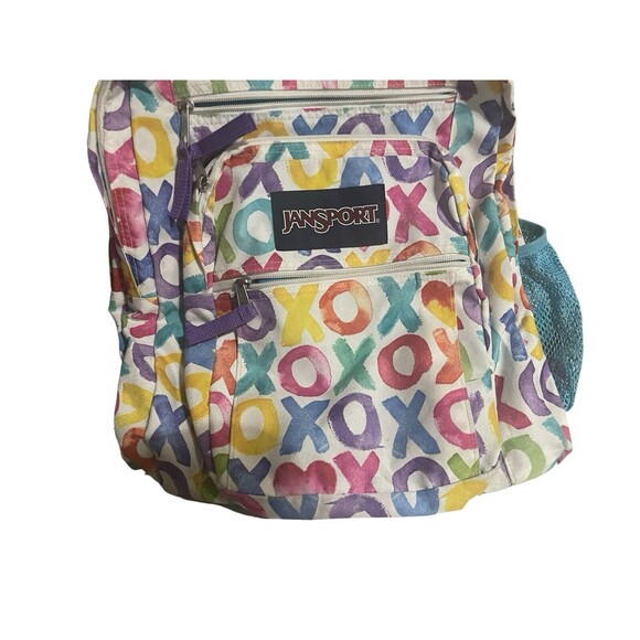 Jansport Rainbow X & O ‘s Hugs & Kisses Girls Kids Womens Backpack Multi Color - Picture 16 of 16